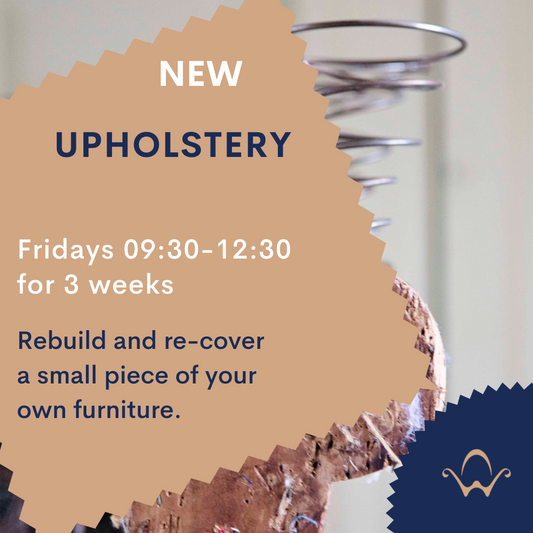 3 week upholstery course - Fridays am
