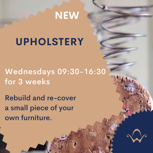 3 week upholstery course - Full day Wednesday