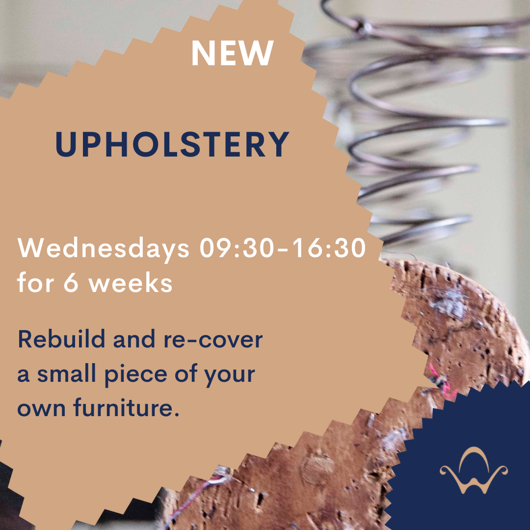 6 week upholstery course - Full day Wednesday