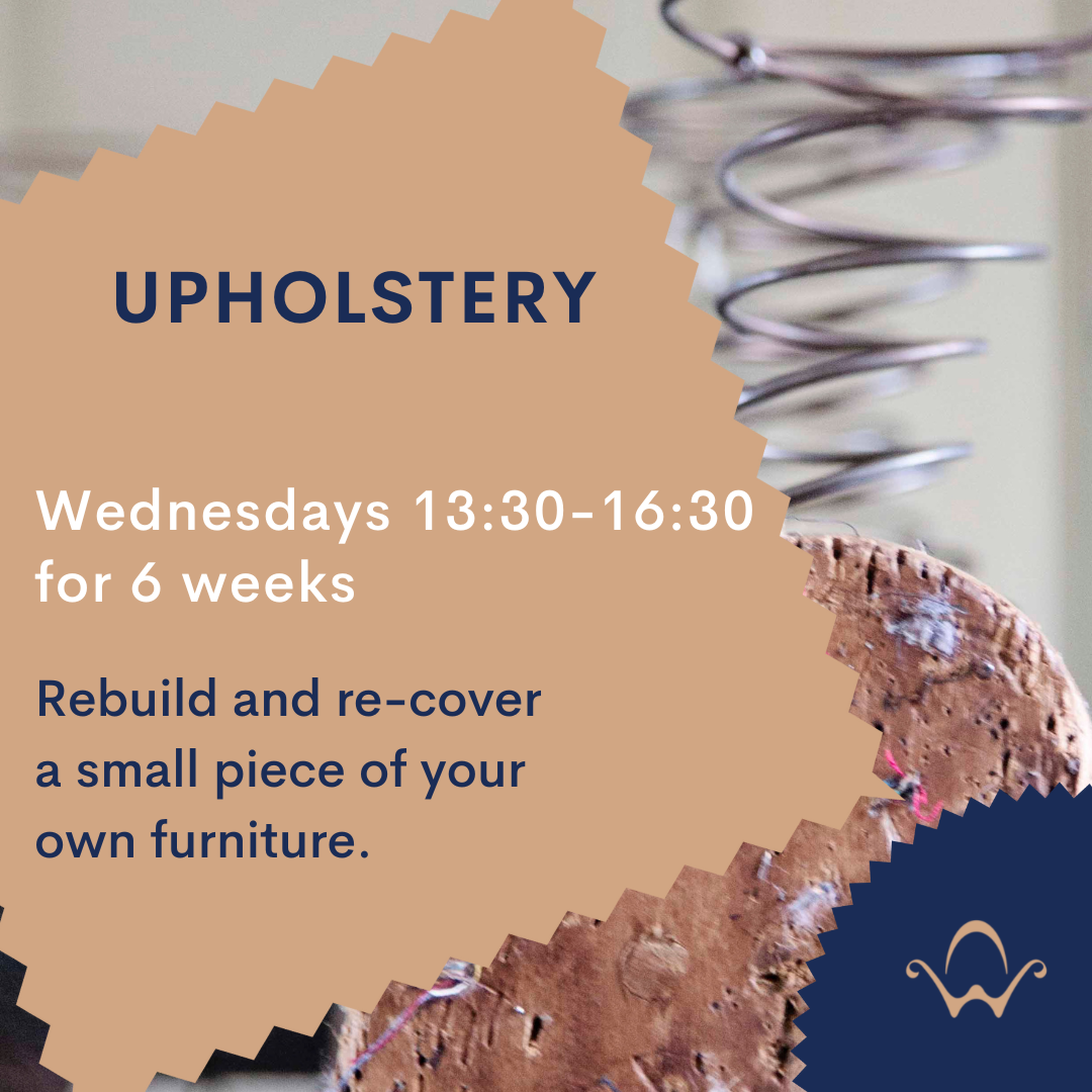 6 week upholstery course - Wednesdays pm