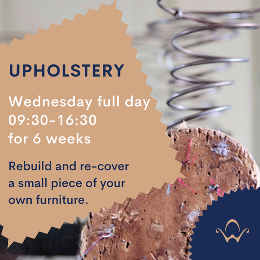 6 week upholstery course - Full day Wednesday